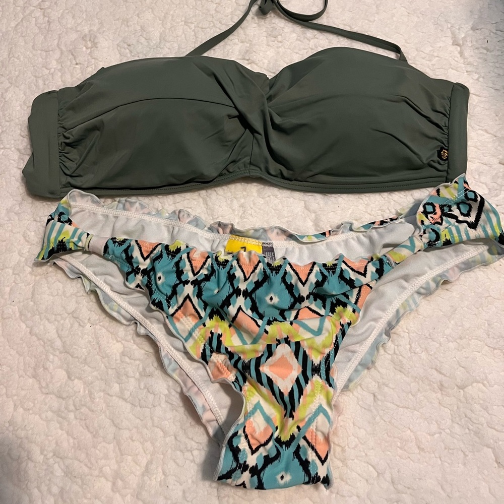 Ruched Bikini Set